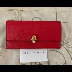 Alexander McQueen clutch wallet